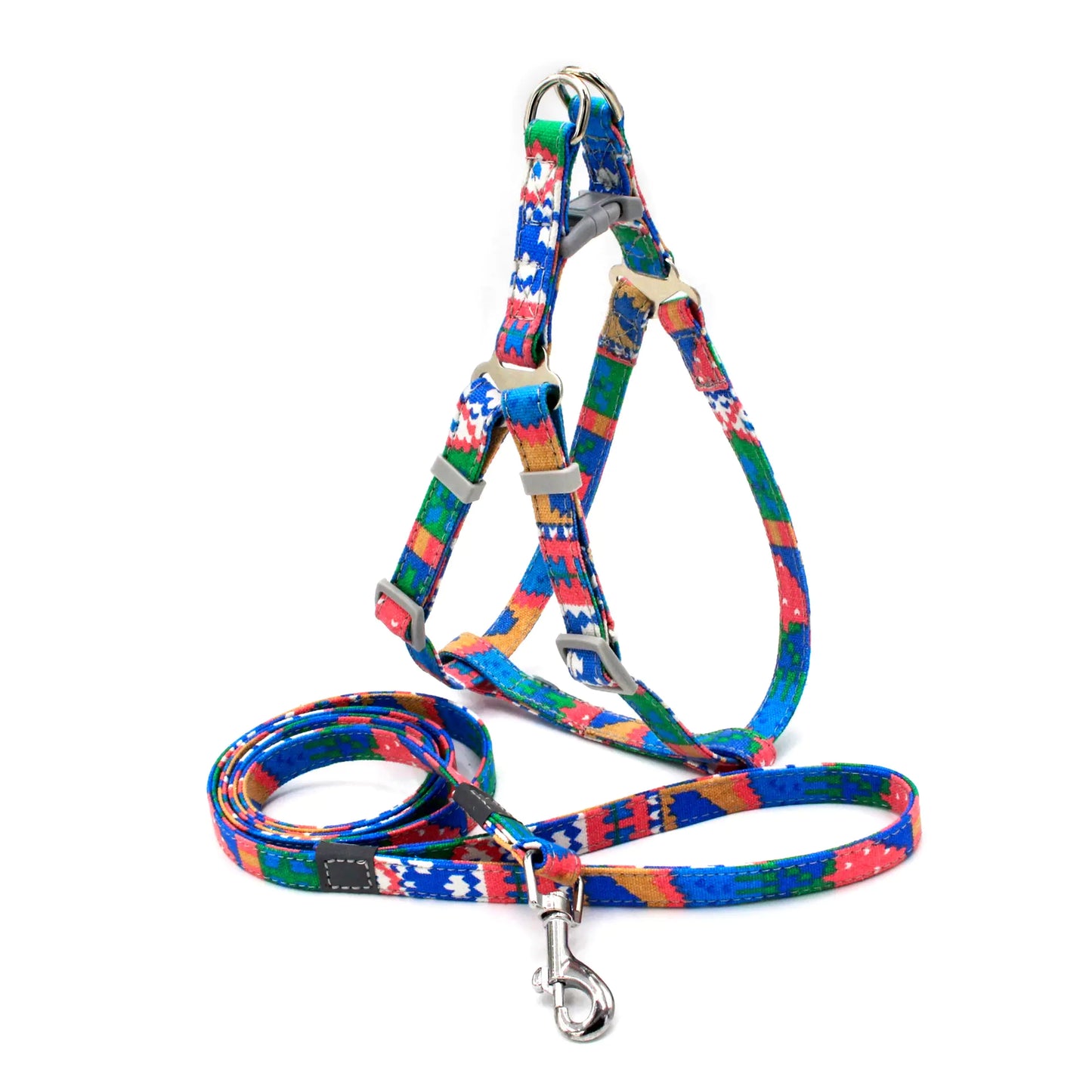 Bohemian Pet Harness Set with Leash for Dogs