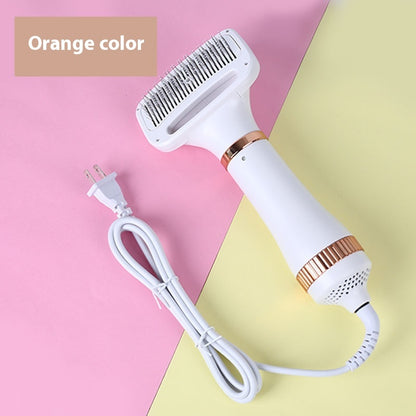 Pet Hair Dryer Dog Hair Blowing Artifact Hot Air Comb Dog Hair Pulling Integrated Hair Dryer Blowing Hair Comb Dog Supplies