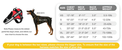 Adjustable Reflective Harness for Large Dogs & Bulldogs