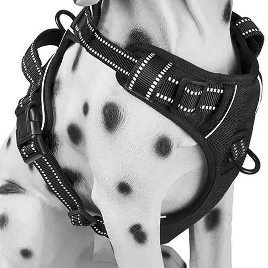Breathable Reflective Chest Harness for Medium-Large Dogs