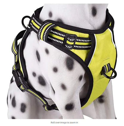 Breathable Reflective Chest Harness for Medium-Large Dogs