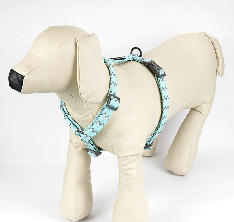 Bohemian Pet Harness Set with Leash for Dogs