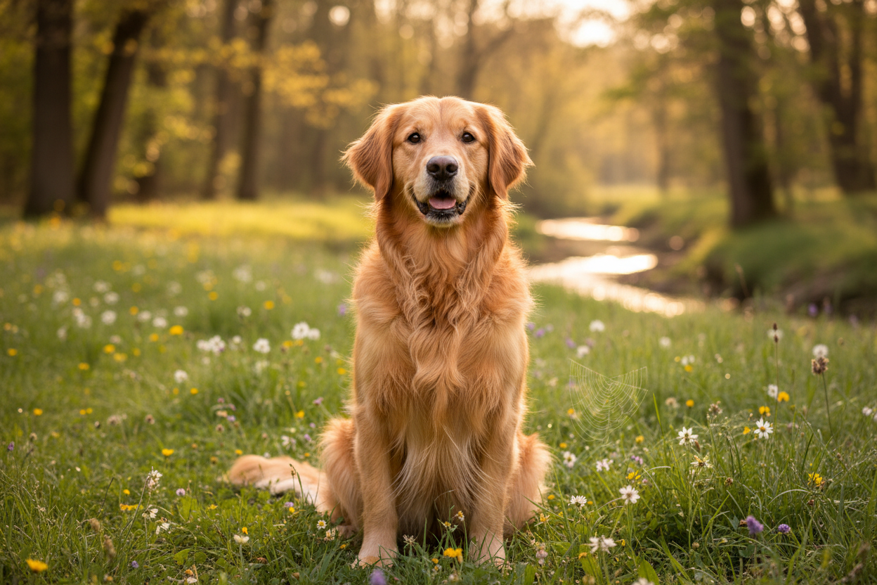 dog golden retriver