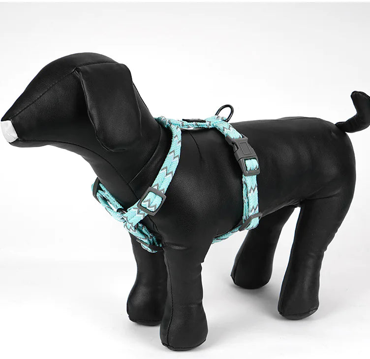 Bohemian Pet Harness Set with Leash for Dogs